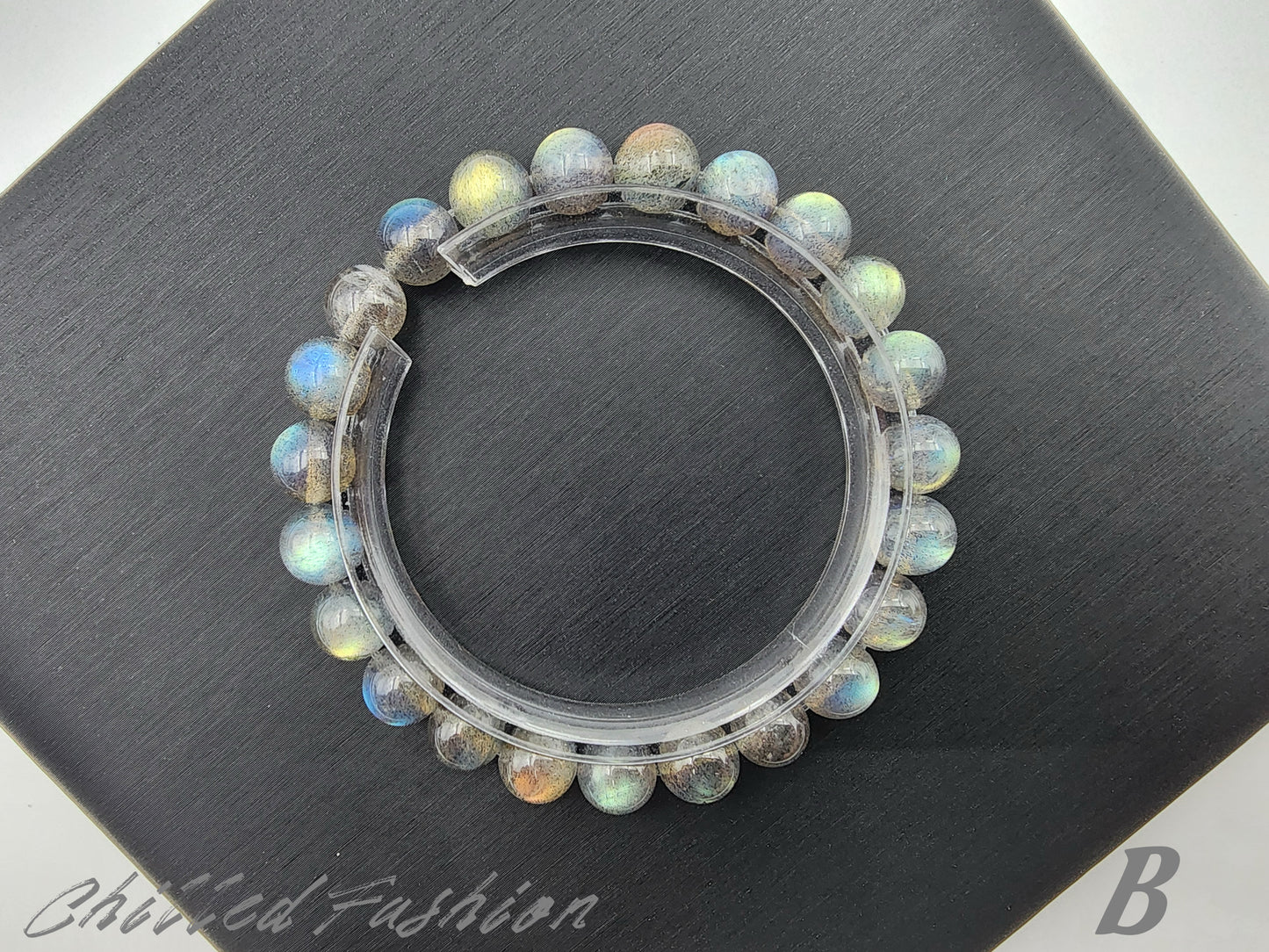[Bracelet] 8mm Labradorite Bracelet with Stunning Natural Flash