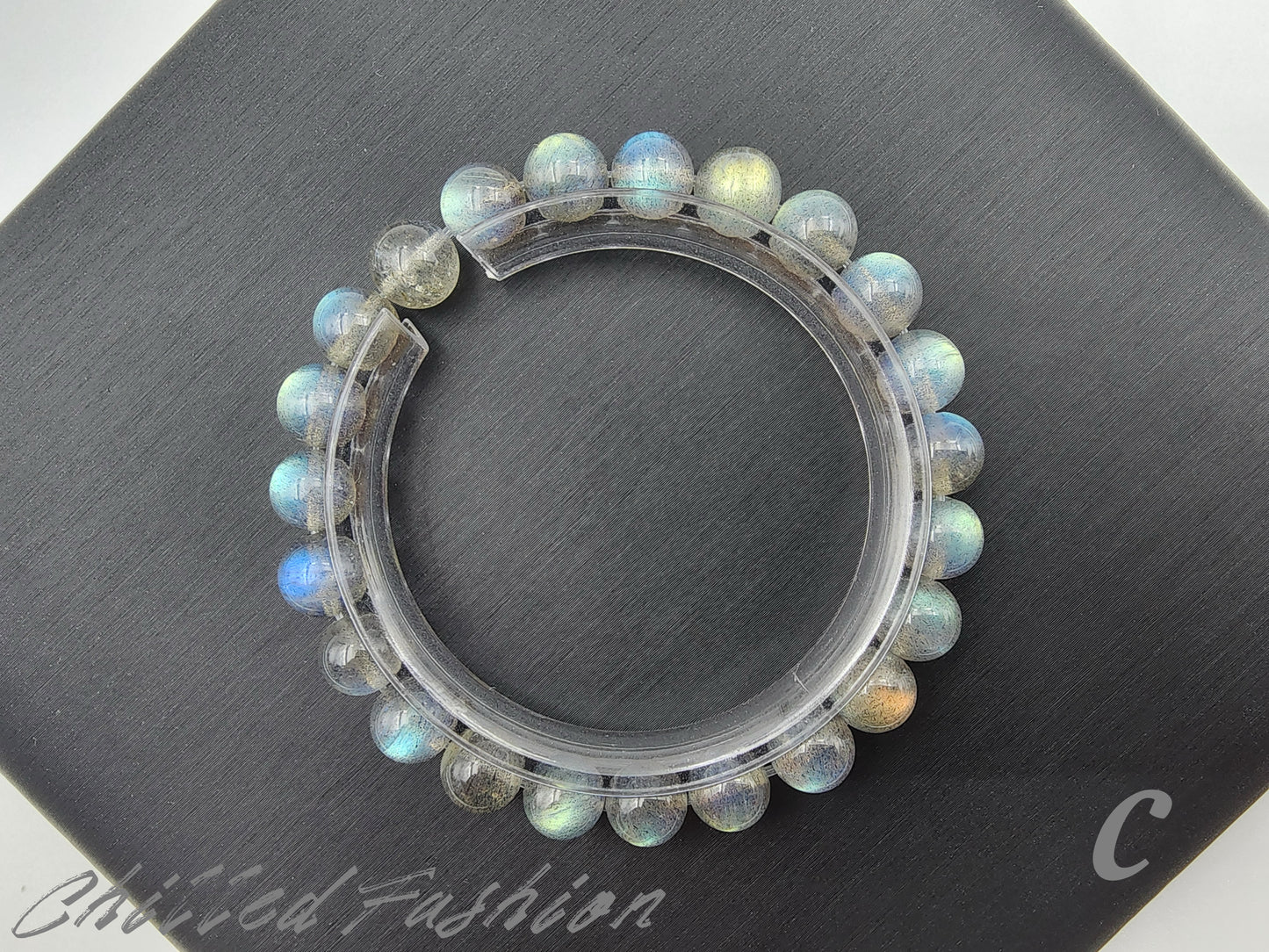 [Bracelet] 8mm Labradorite Bracelet with Stunning Natural Flash