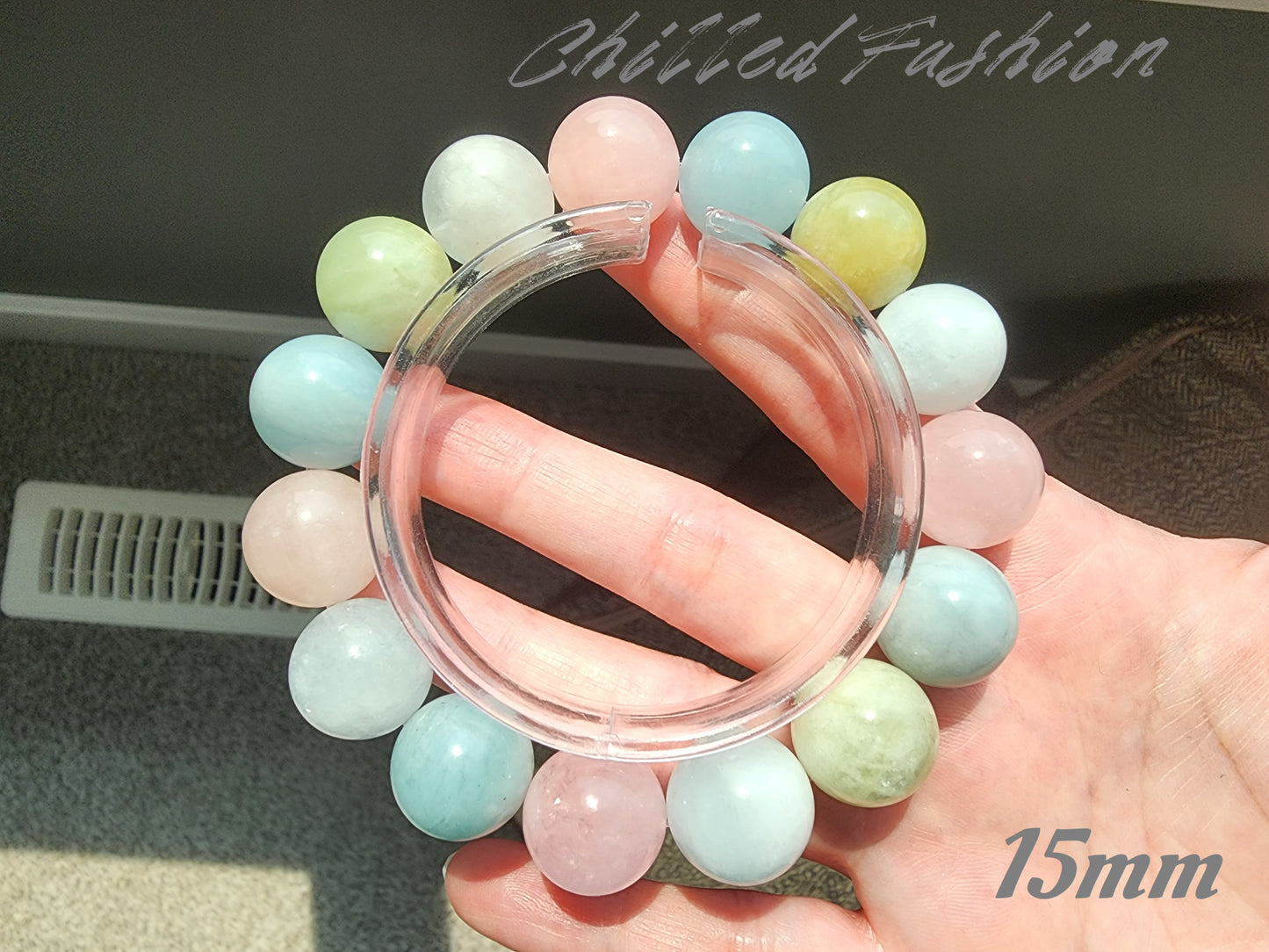 [Bracelet] Pastel Rainbow Morganite Bracelets