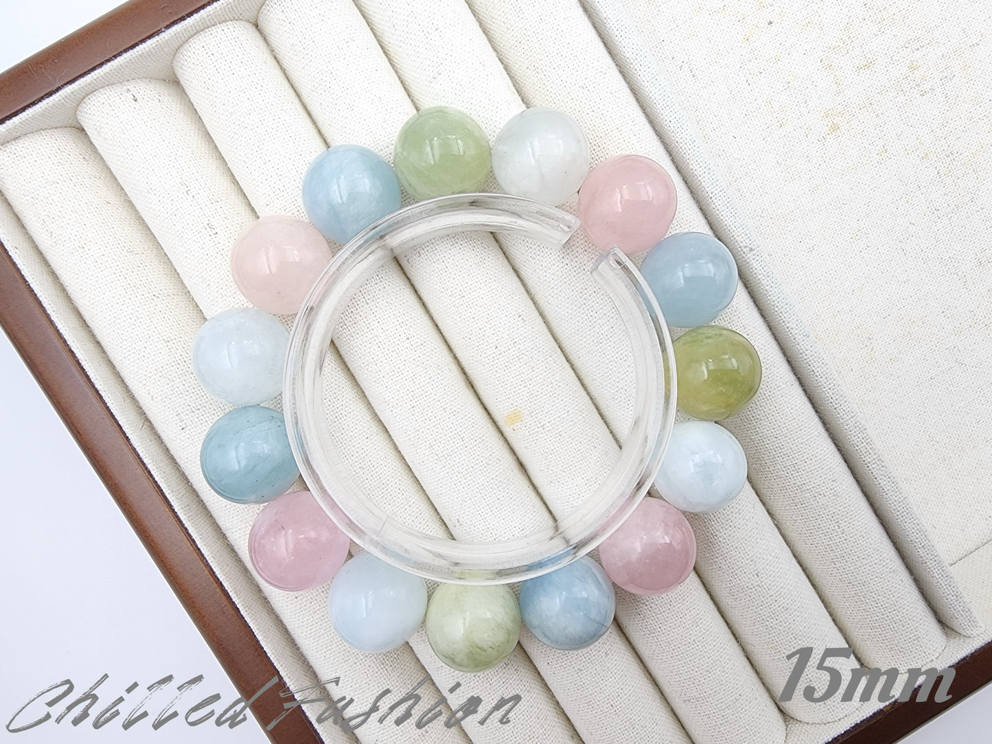 [Bracelet] Pastel Rainbow Morganite Bracelets