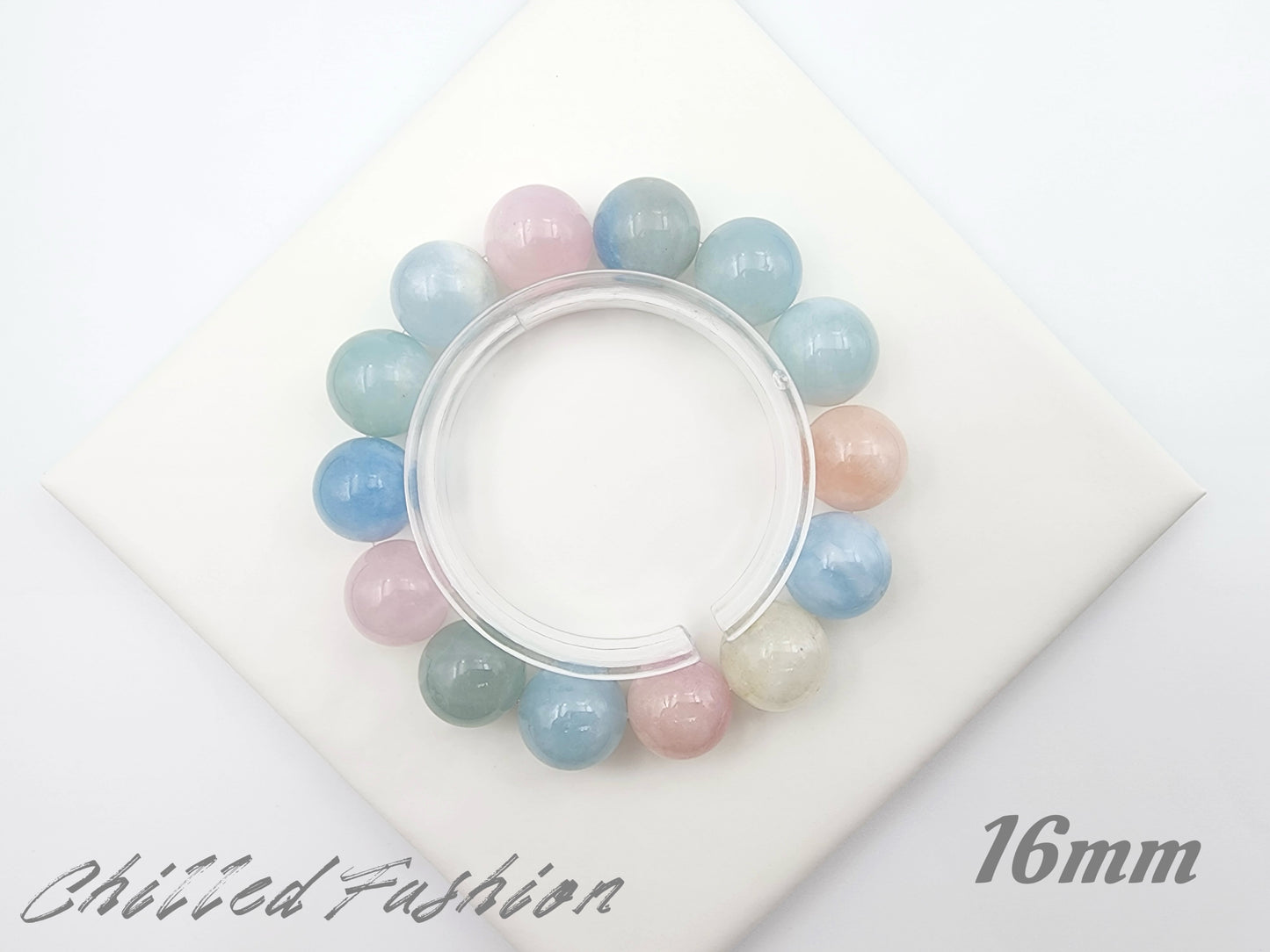 [Bracelet] Pastel Rainbow Morganite Bracelets