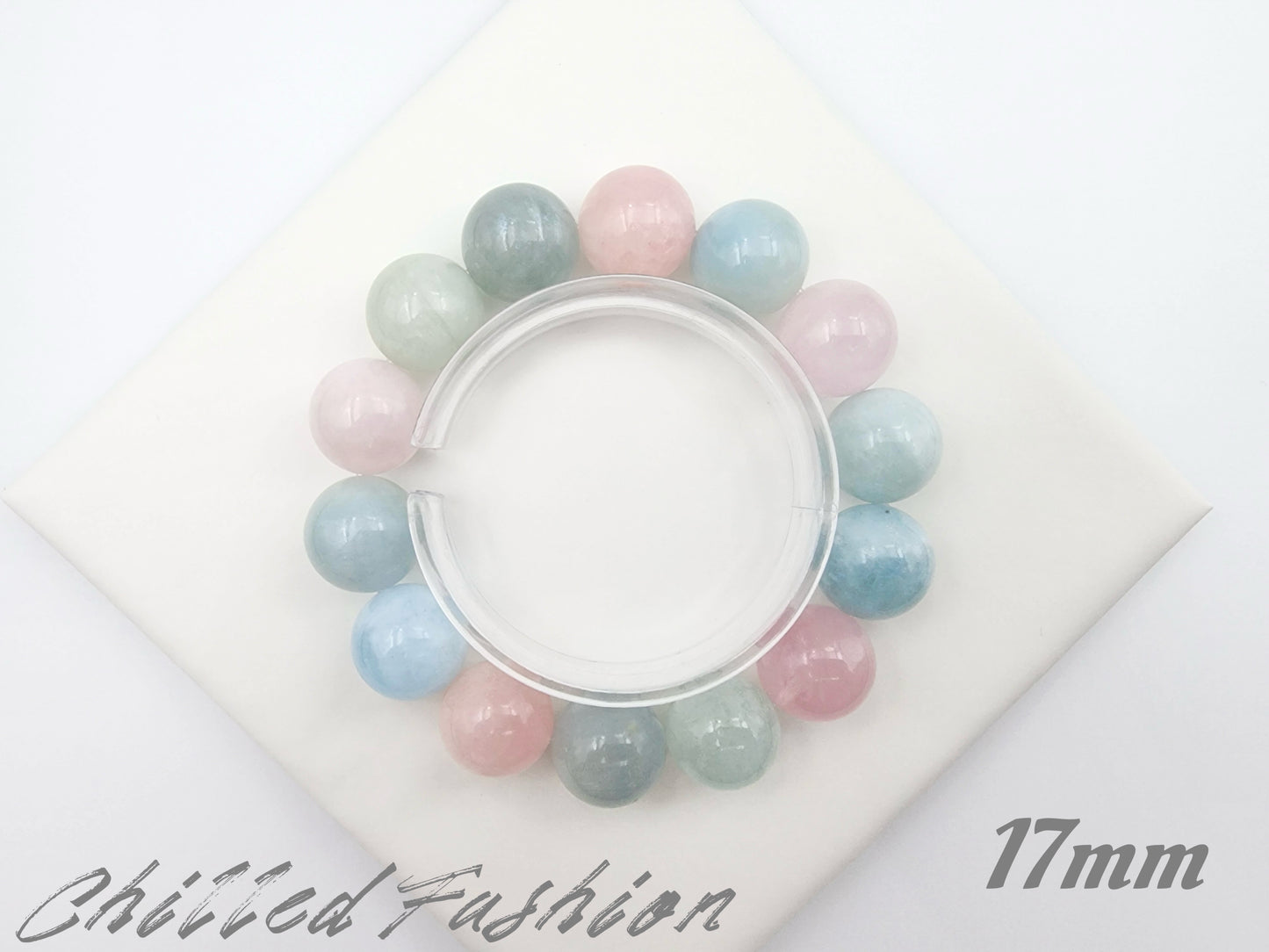 [Bracelet] Pastel Rainbow Morganite Bracelets