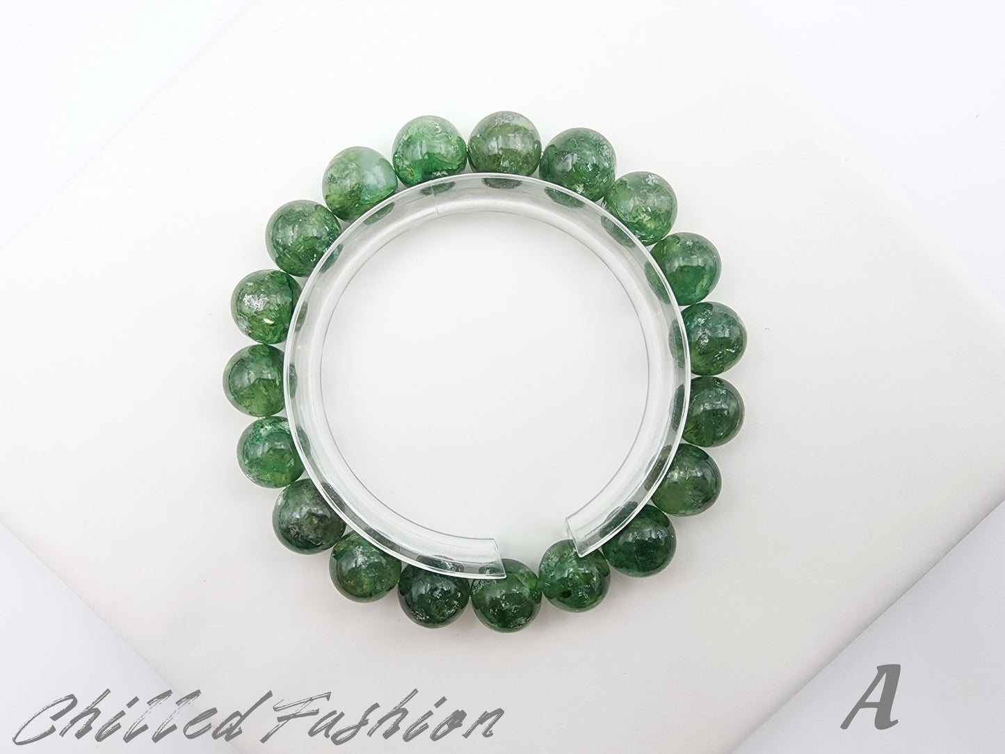 [Bracelet] 10mm Green Lepidolite Bracelet