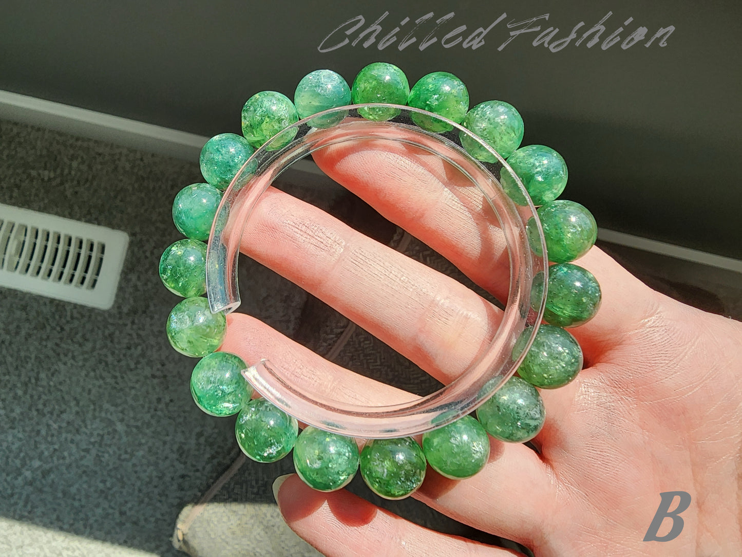 [Bracelet] 10mm Green Lepidolite Bracelet