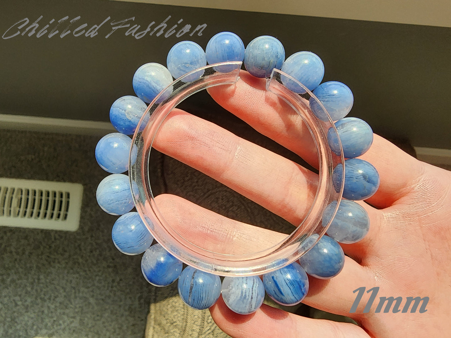 [Bracelet] Empowering Dumortierite 蓝线石 Gemstone Bracelet