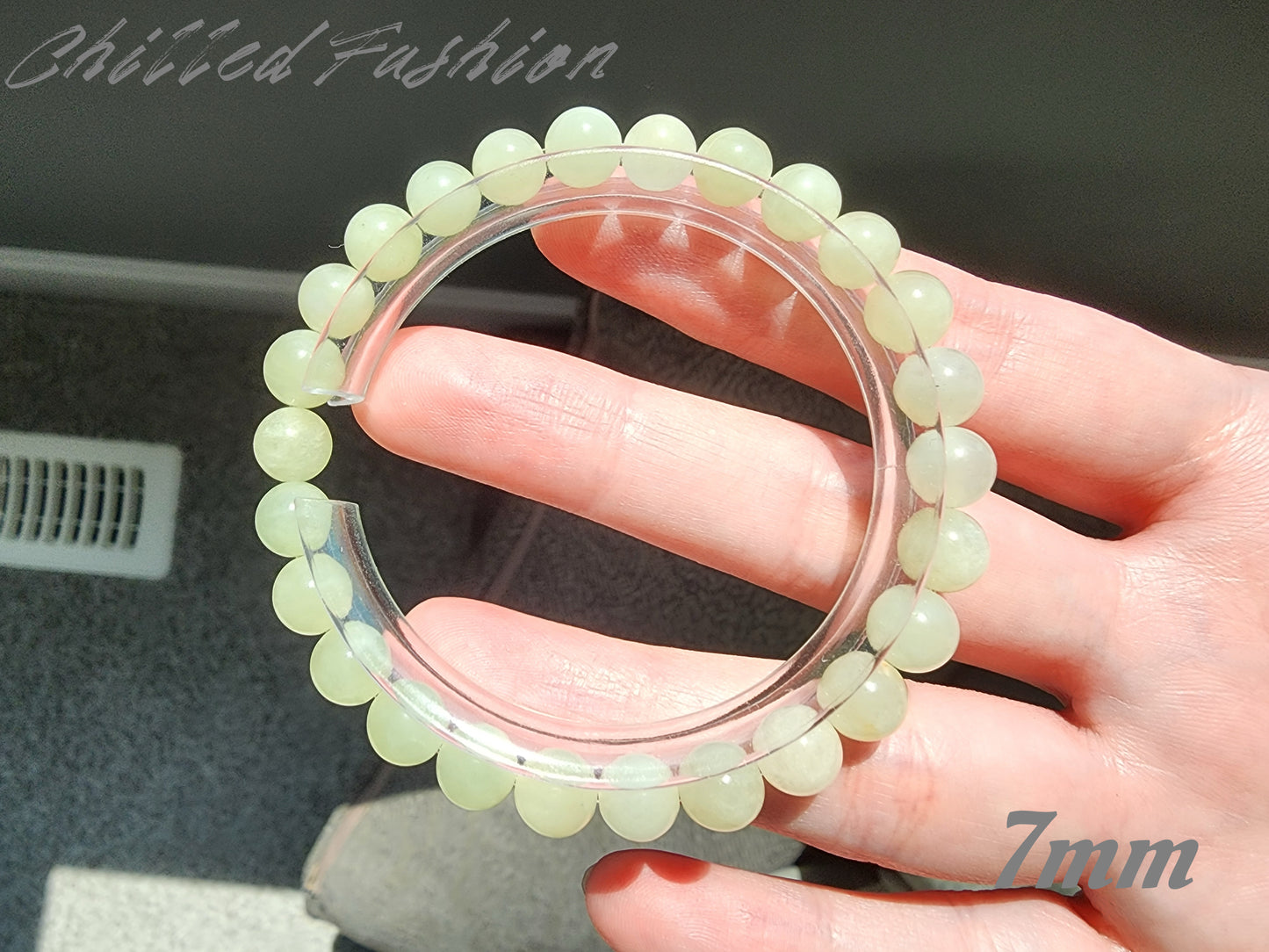 [Bracelet] Natural Green Beryl 海绿宝 Gemstone Bracelet