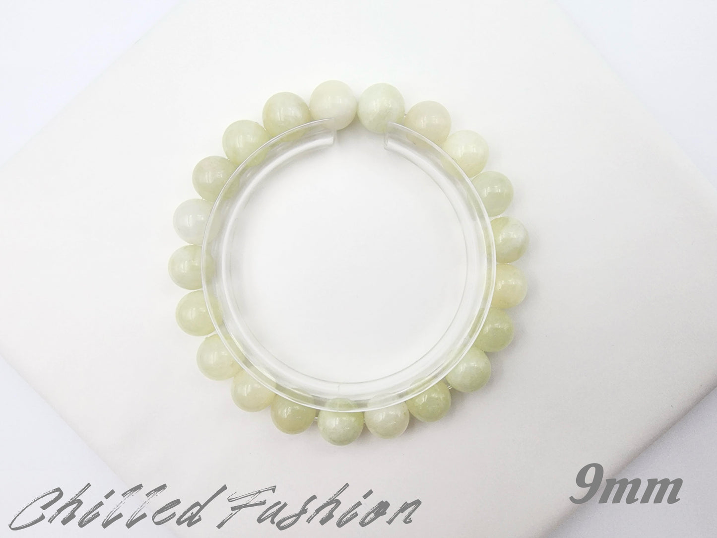 [Bracelet] Natural Green Beryl 海绿宝 Gemstone Bracelet