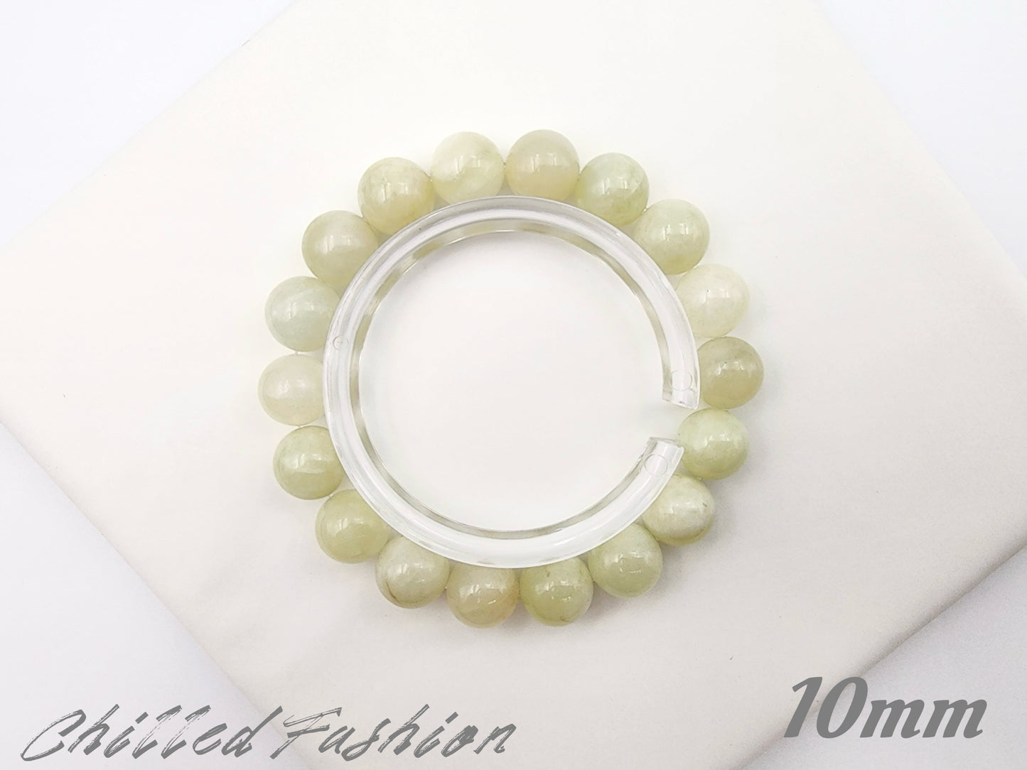 [Bracelet] Natural Green Beryl 海绿宝 Gemstone Bracelet