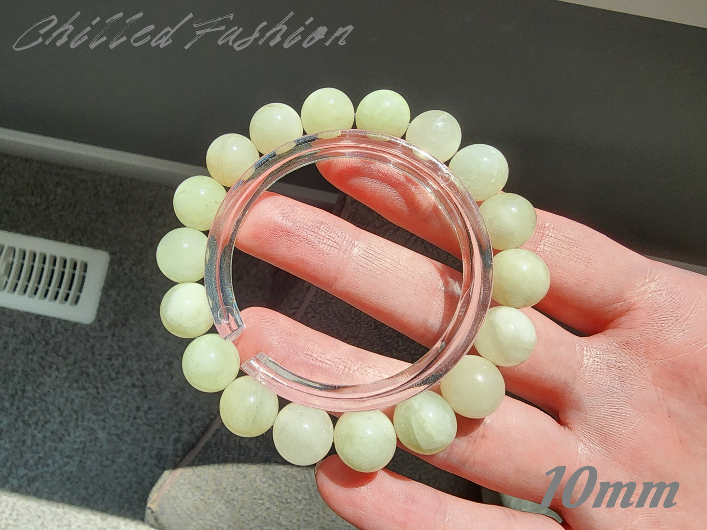 [Bracelet] Natural Green Beryl 海绿宝 Gemstone Bracelet