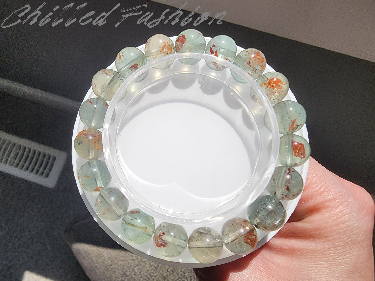 [Bracelet] Natural 10mm Arusha Green Beryl Bracelet