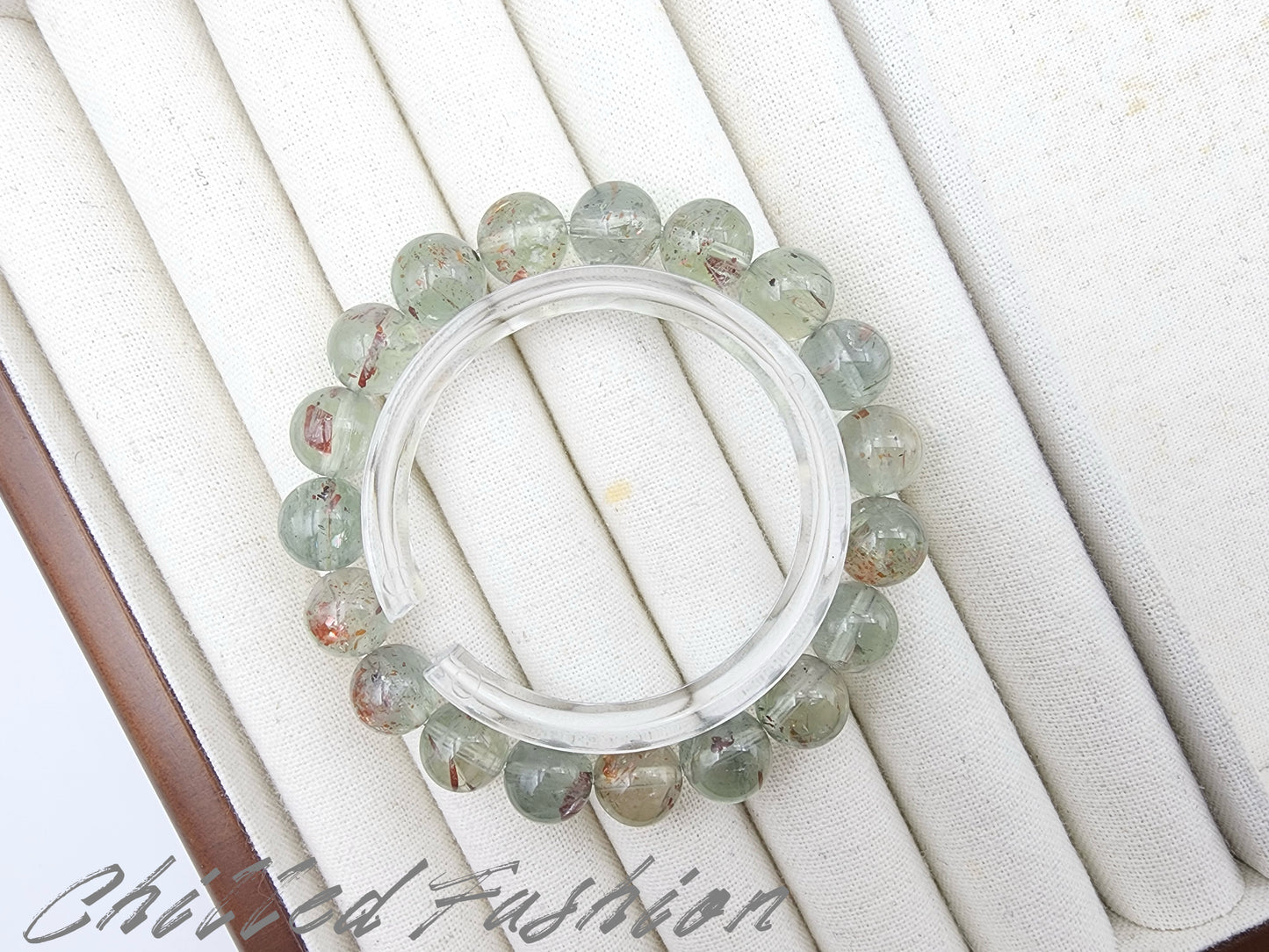 [Bracelet] Natural 10mm Arusha Green Beryl Bracelet