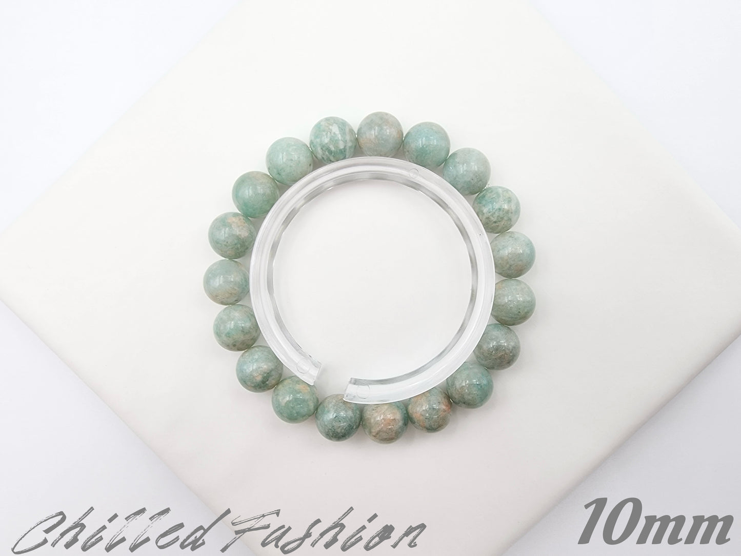 [Bracelet] Natural Sakura Amazonite Bracelet
