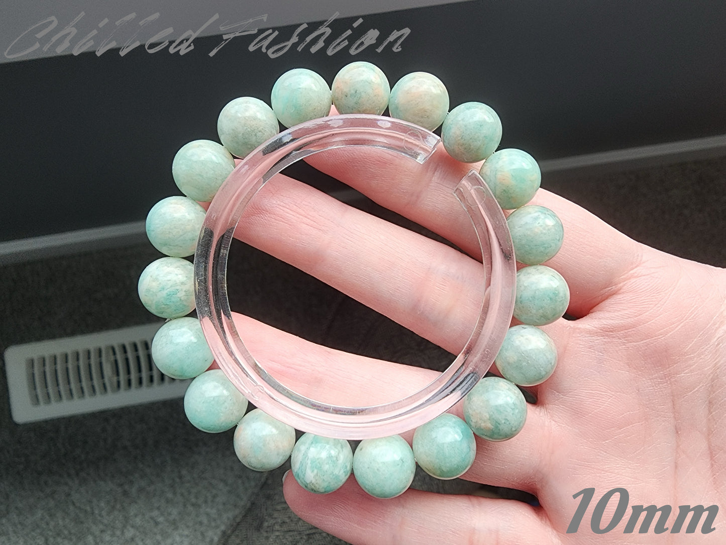 [Bracelet] Natural Sakura Amazonite Bracelet