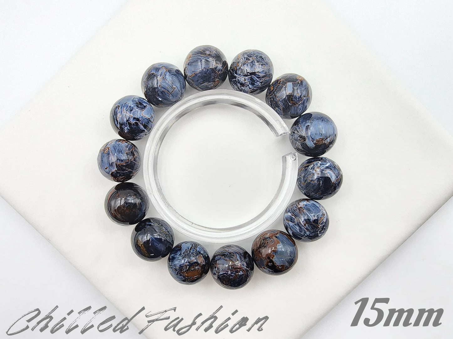 [Bracelet] Natural Namibian Pietersite Bracelet