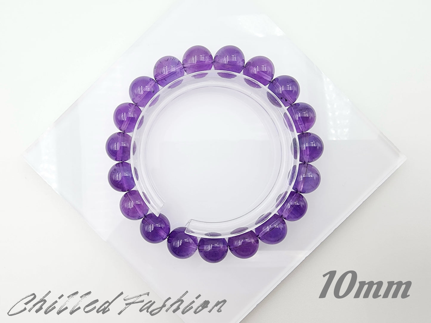 [Bracelet] Embrace the Deep Purple: Genuine Uruguayan Amethyst Bracelet