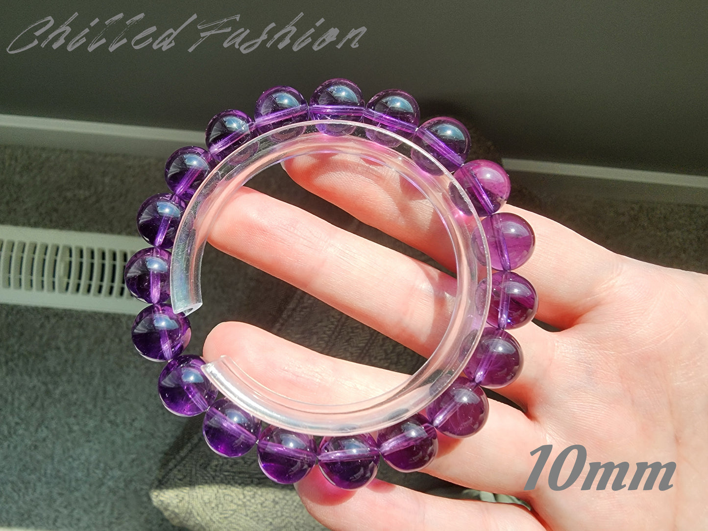 [Bracelet] Embrace the Deep Purple: Genuine Uruguayan Amethyst Bracelet