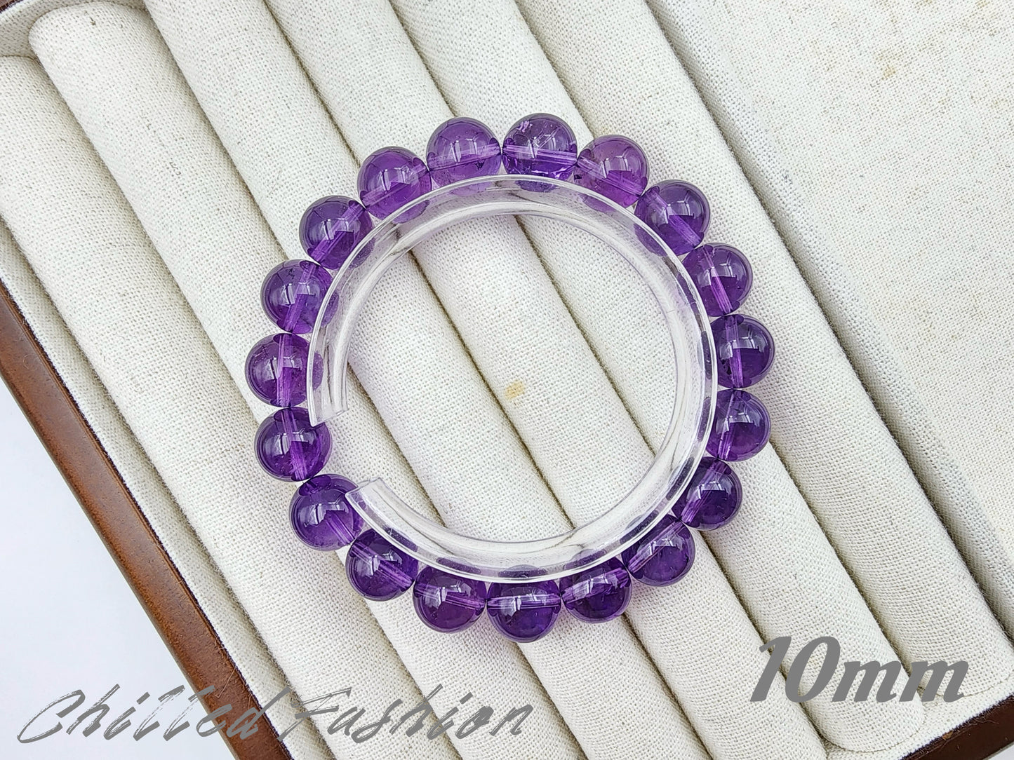 [Bracelet] Embrace the Deep Purple: Genuine Uruguayan Amethyst Bracelet