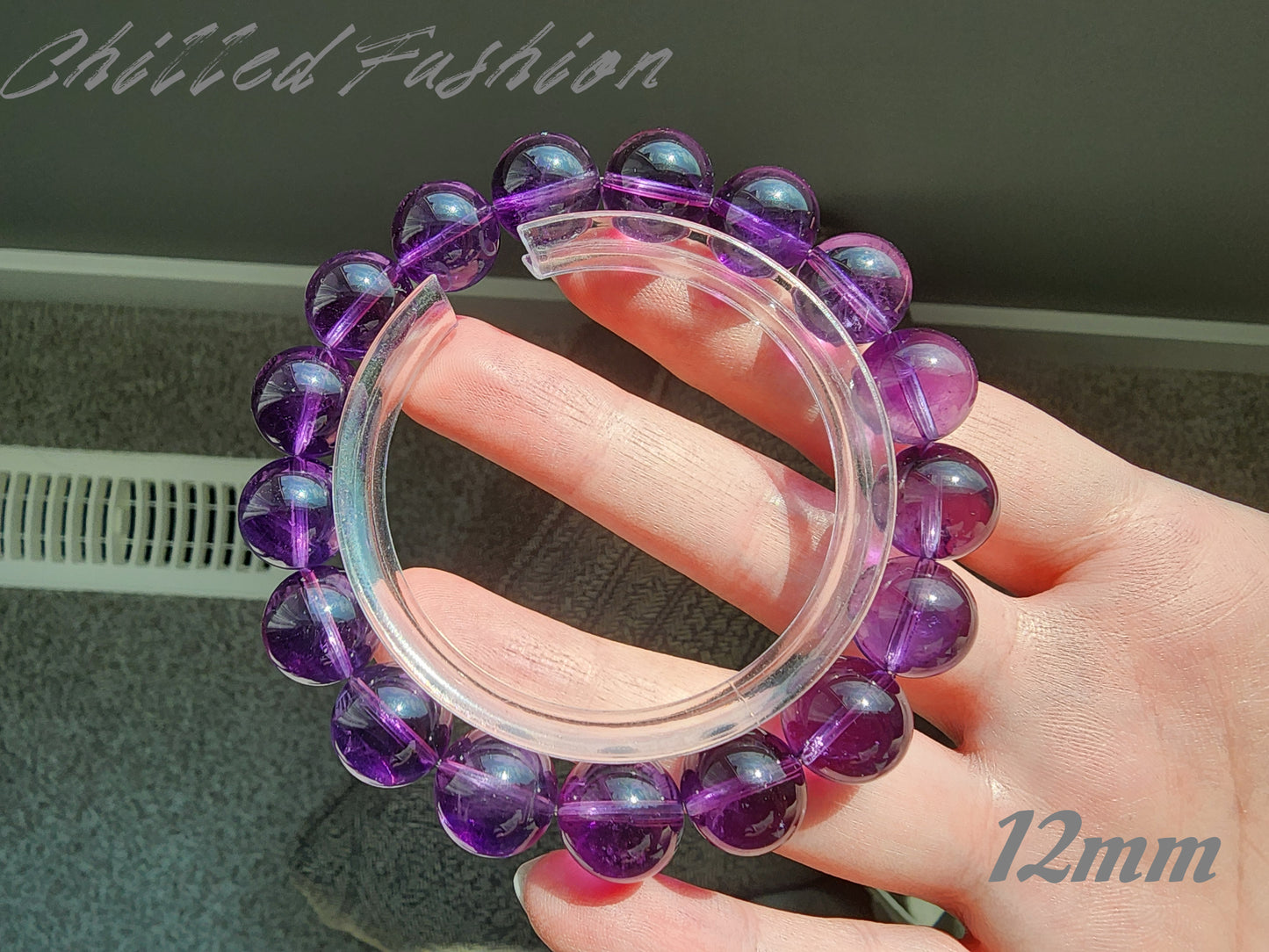 [Bracelet] Embrace the Deep Purple: Genuine Uruguayan Amethyst Bracelet