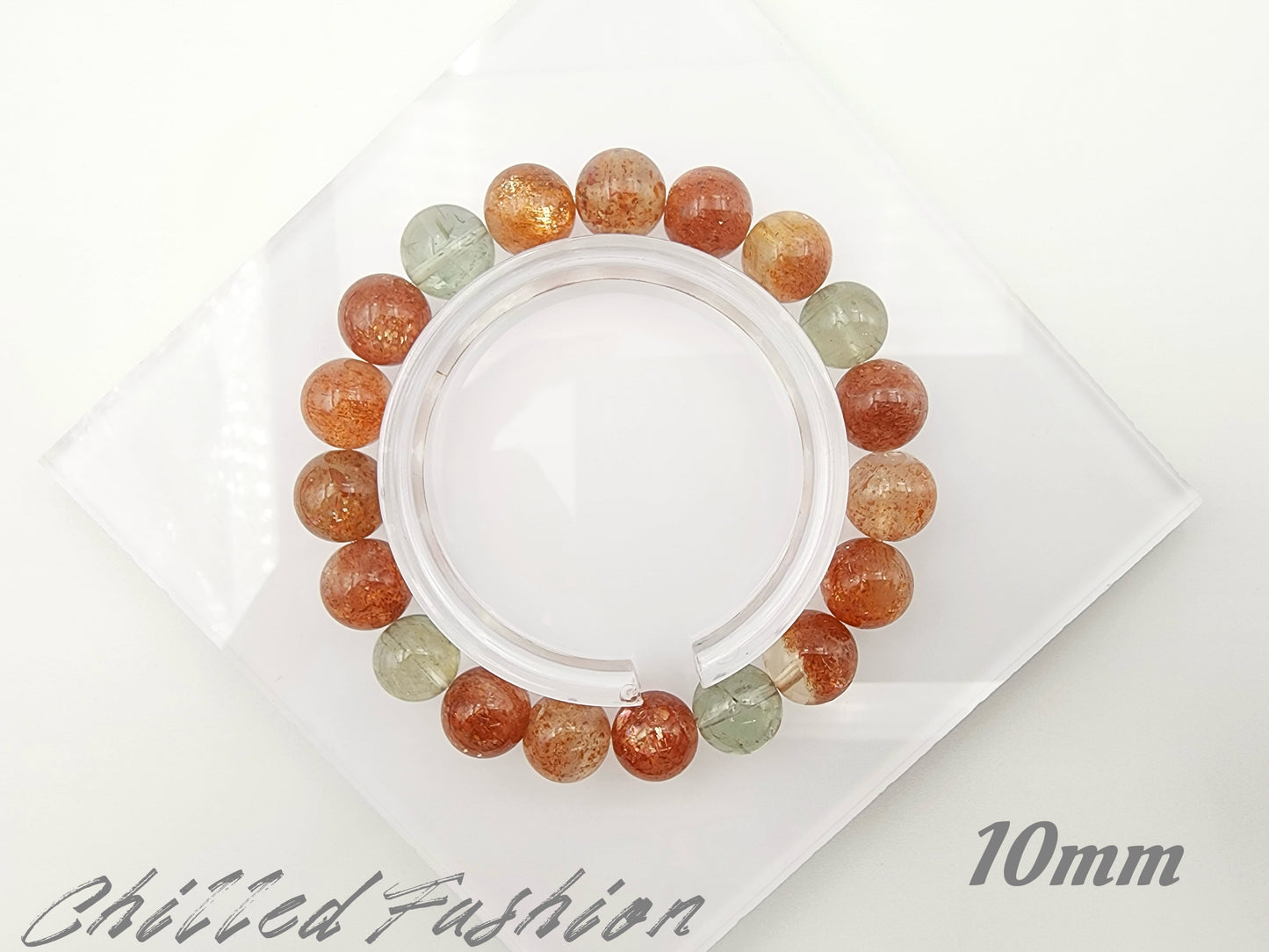 [Bracelet] Arusha Bracelets with Golden Sunstone and Green Beryl