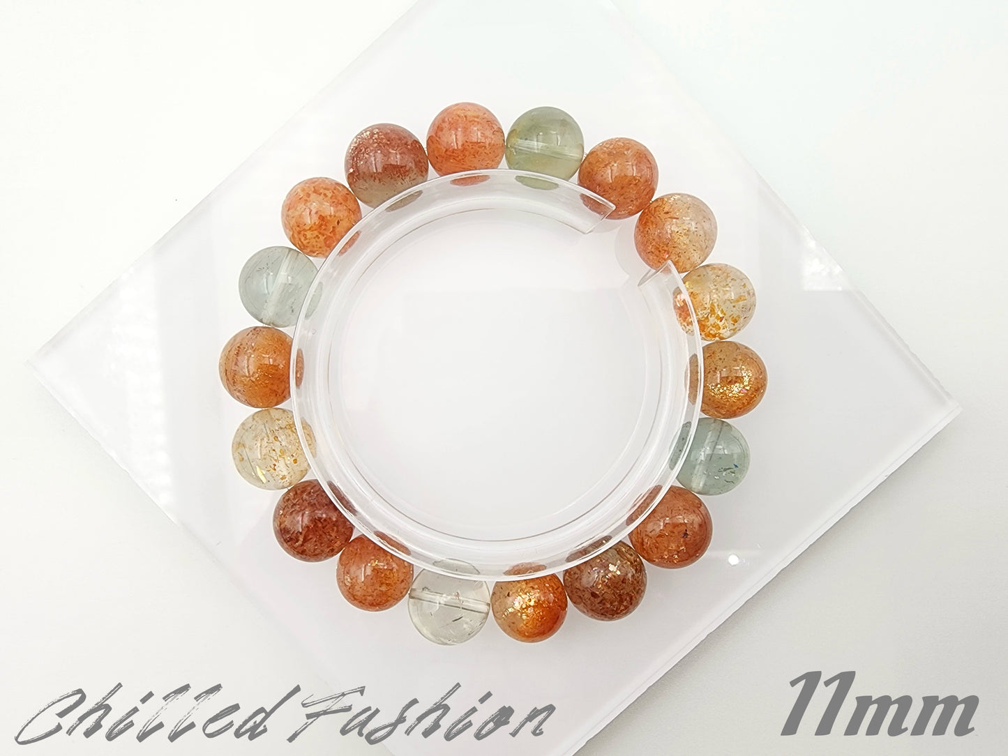 [Bracelet] Arusha Bracelets with Golden Sunstone and Green Beryl