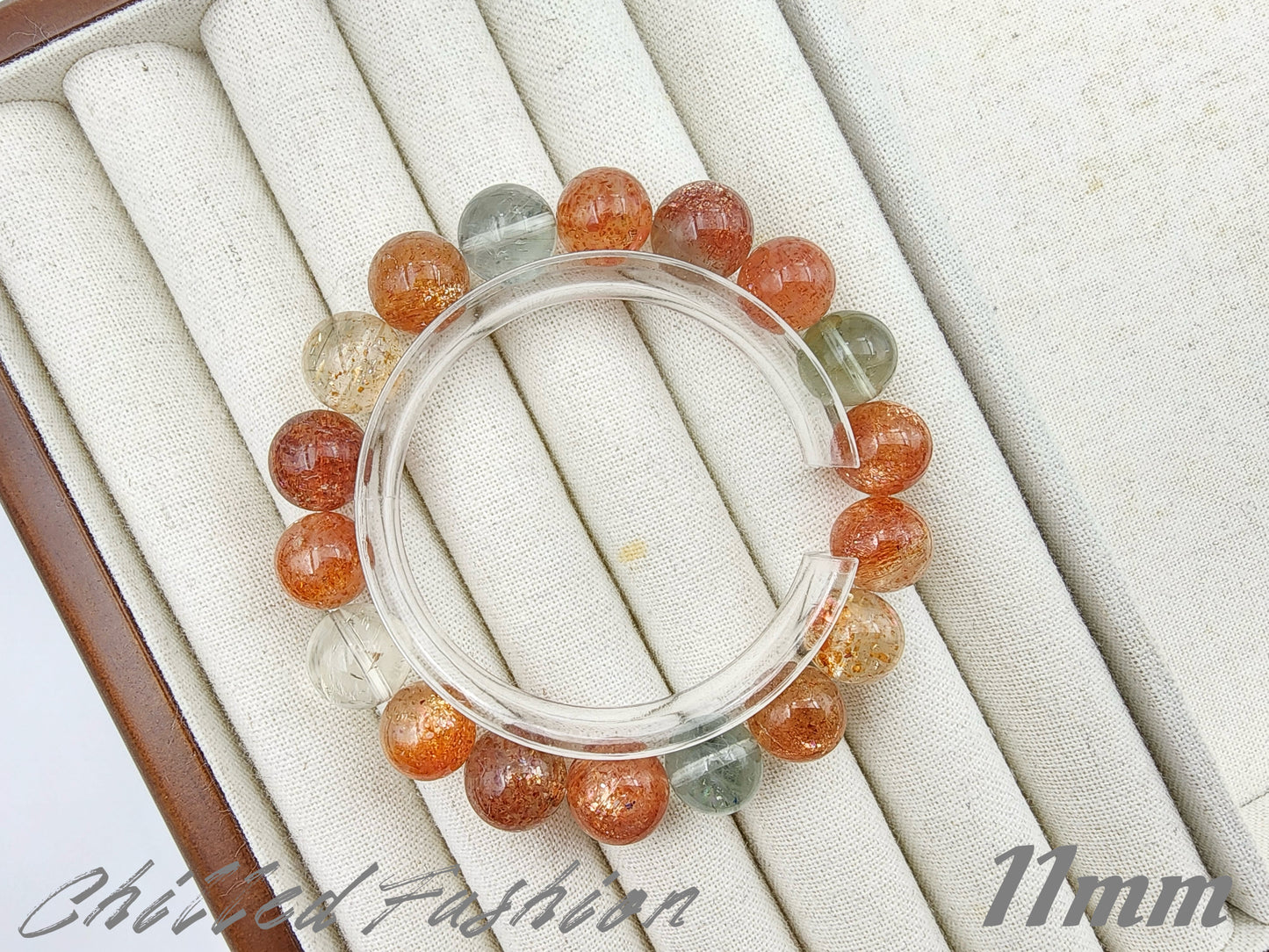 [Bracelet] Arusha Bracelets with Golden Sunstone and Green Beryl