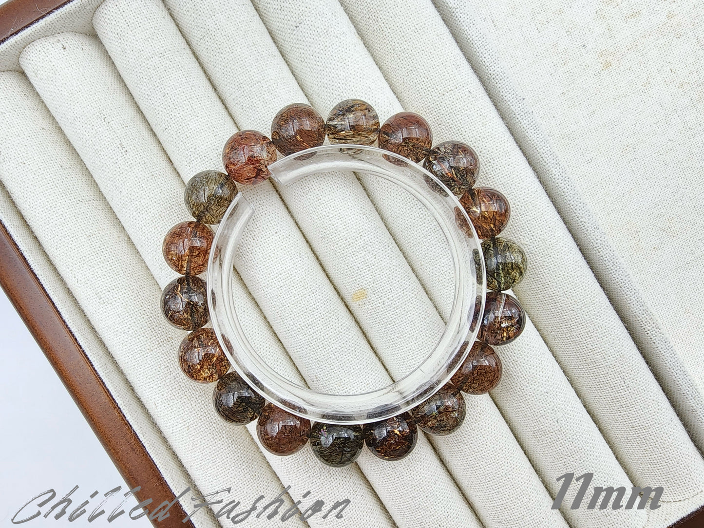 [Bracelet] Black Gold Rutilated Quartz Bracelet