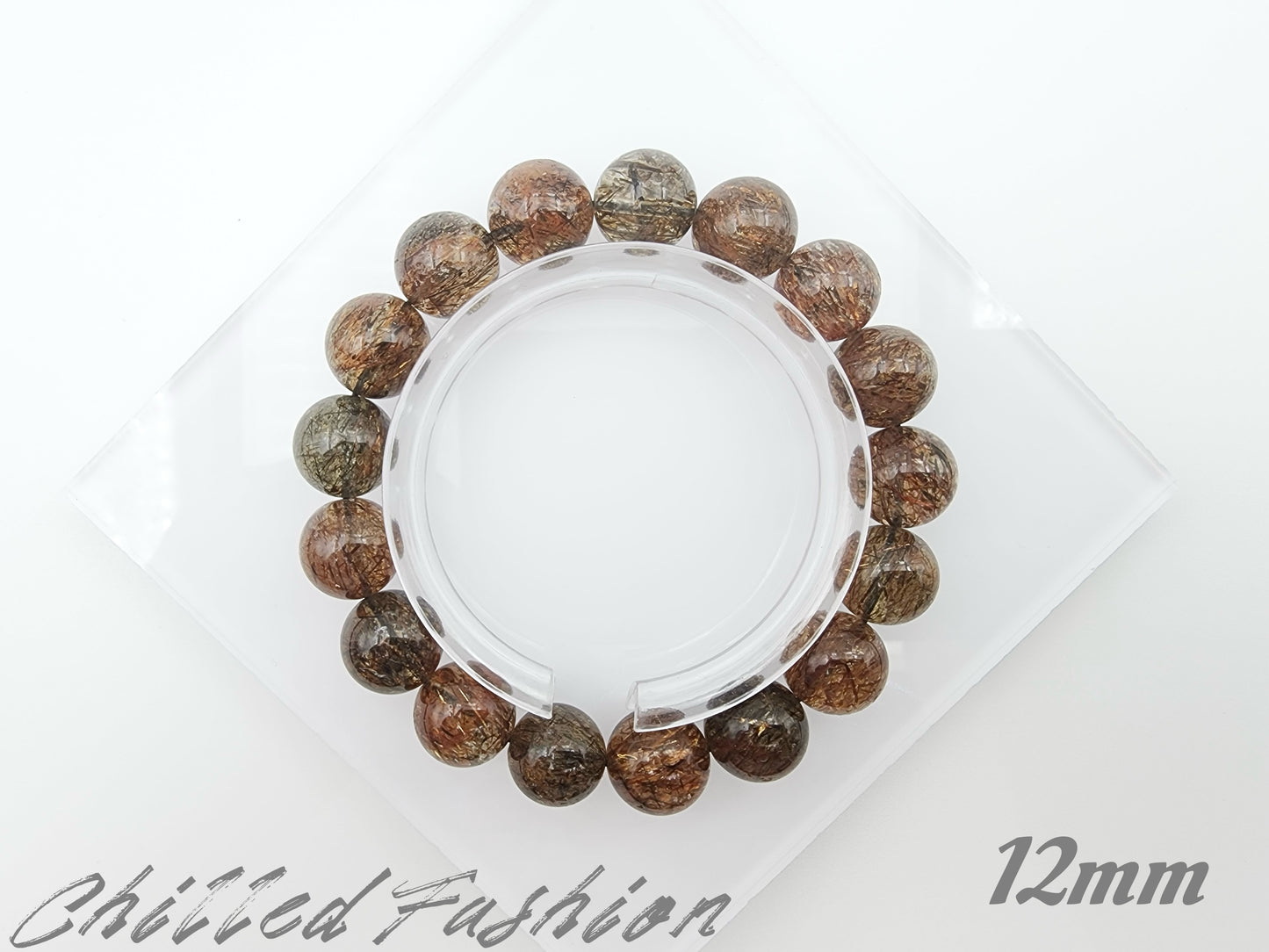 [Bracelet] Black Gold Rutilated Quartz Bracelet