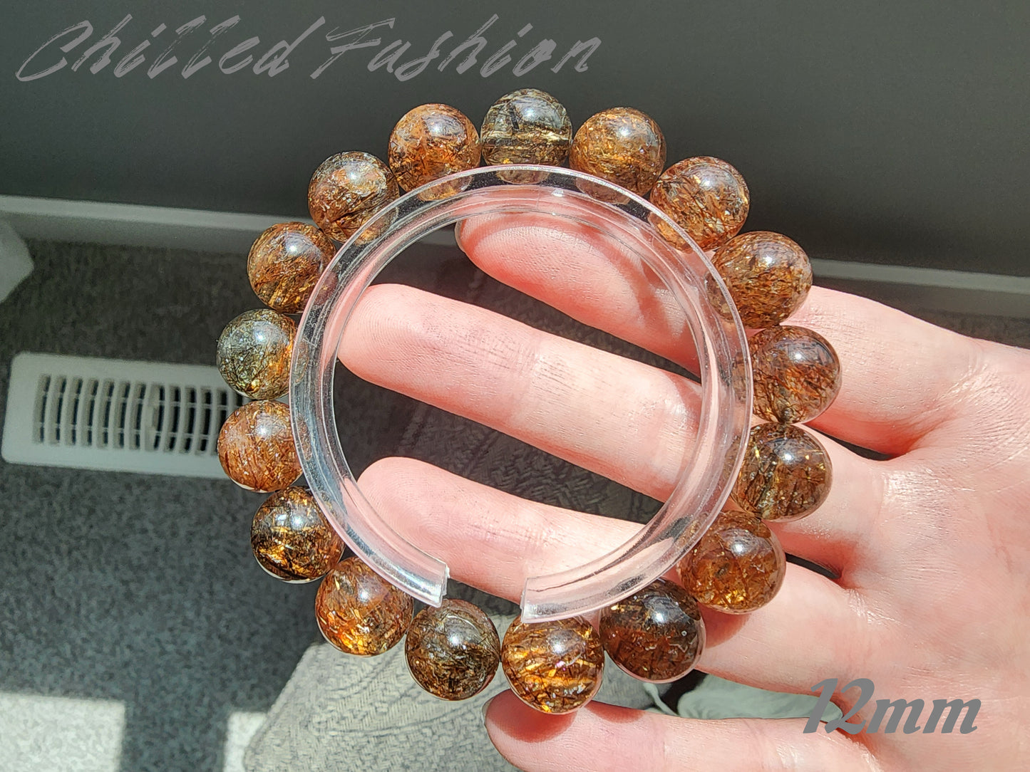 [Bracelet] Black Gold Rutilated Quartz Bracelet