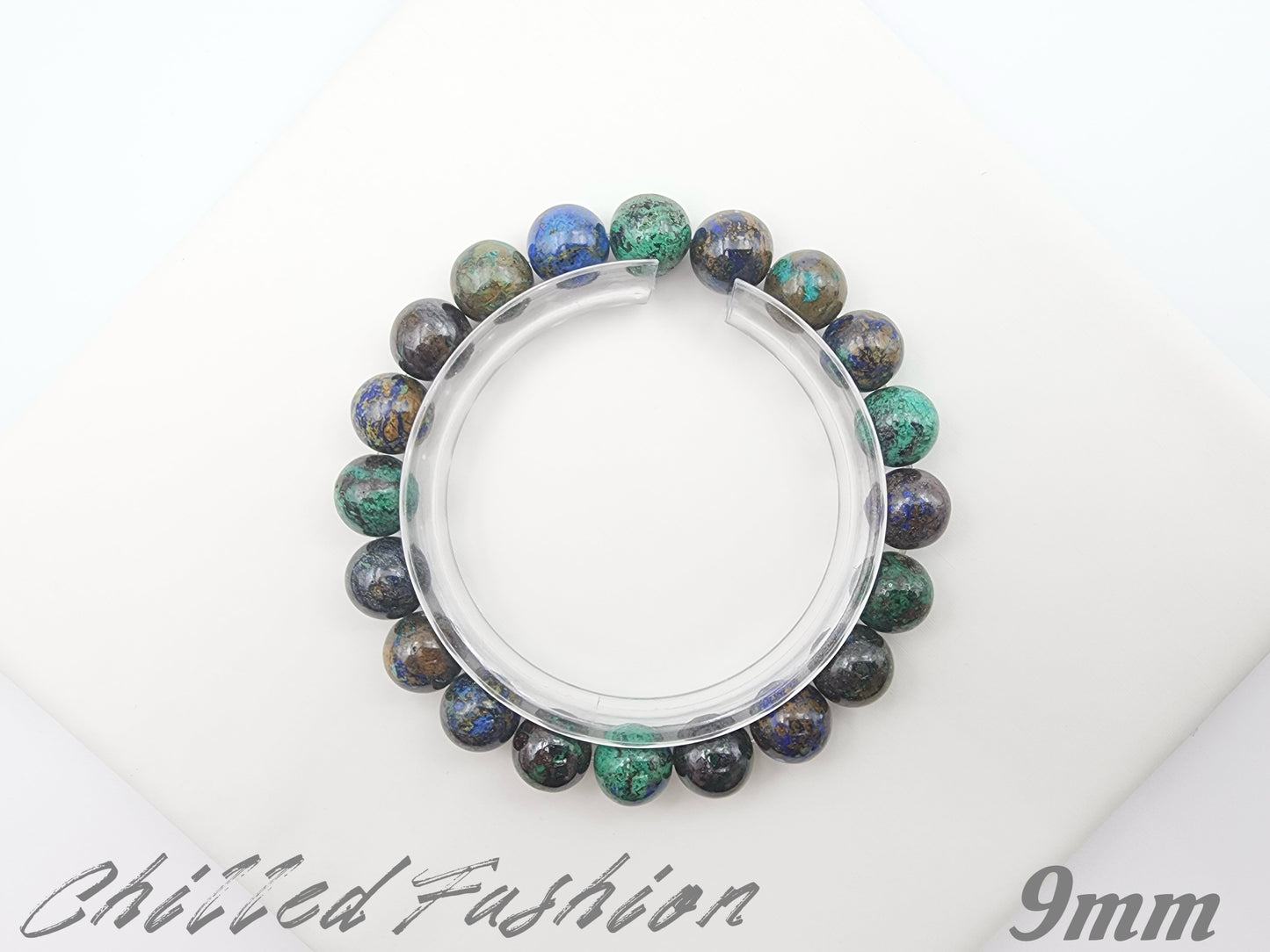 [Bracelet] Natural Azurite Bracelet