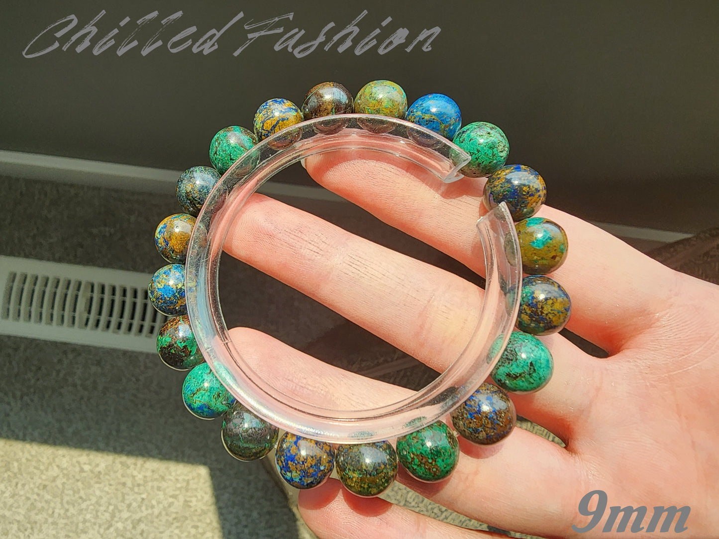 [Bracelet] Natural Azurite Bracelet