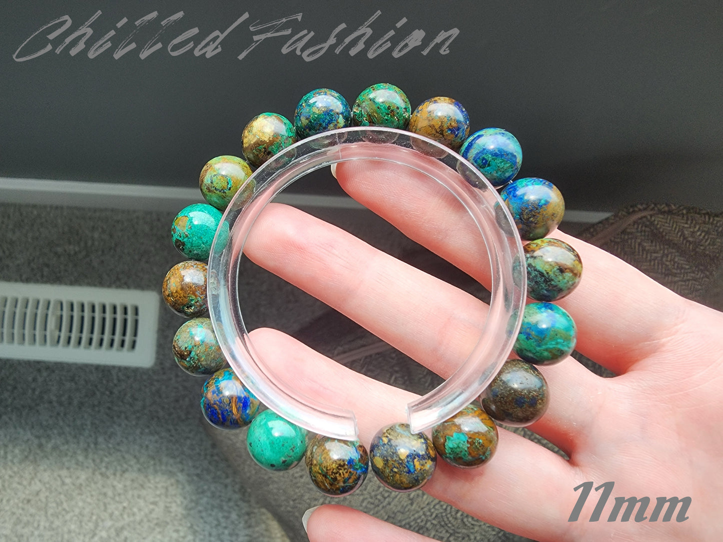 [Bracelet] Natural Azurite Bracelet