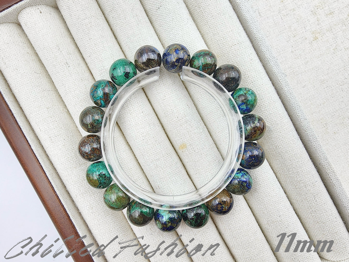 [Bracelet] Natural Azurite Bracelet