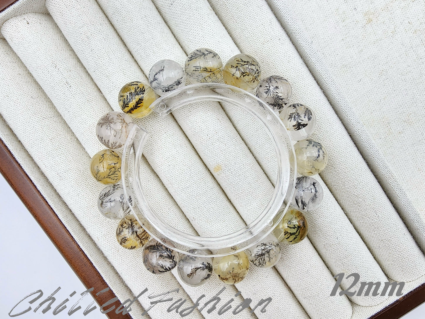 [Bracelet] Natural Dendritic Quartz 小树水晶 Beaded Bracelet - Grow Abundance & Prosperity