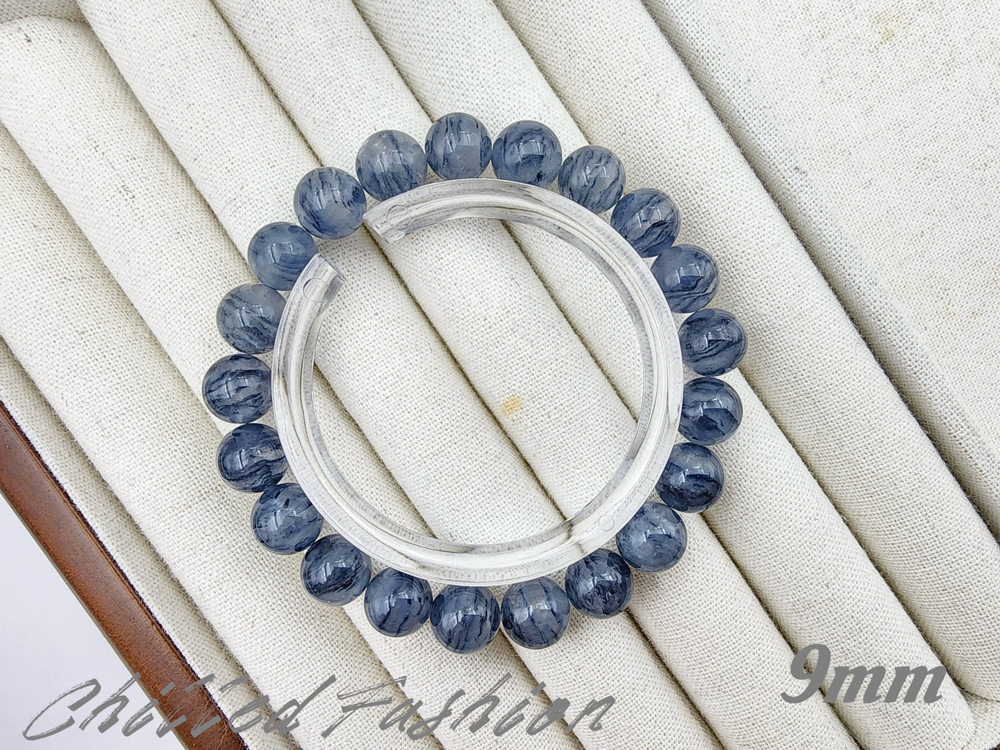 [Bracelet] Layered Blue Phantom Quartz Bracelet
