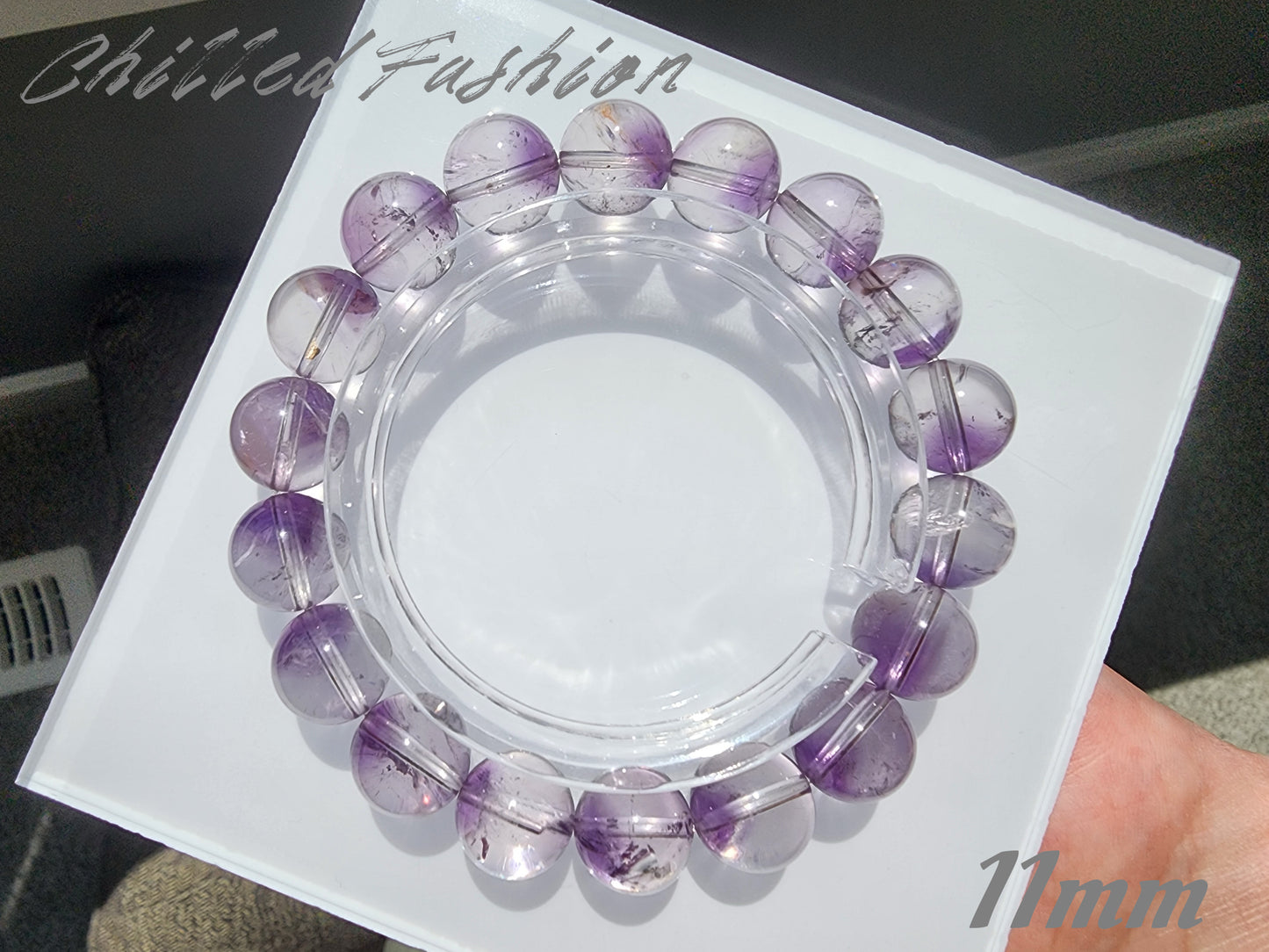 [Bracelet] Rare Purple Tower Amethyst Bracelet