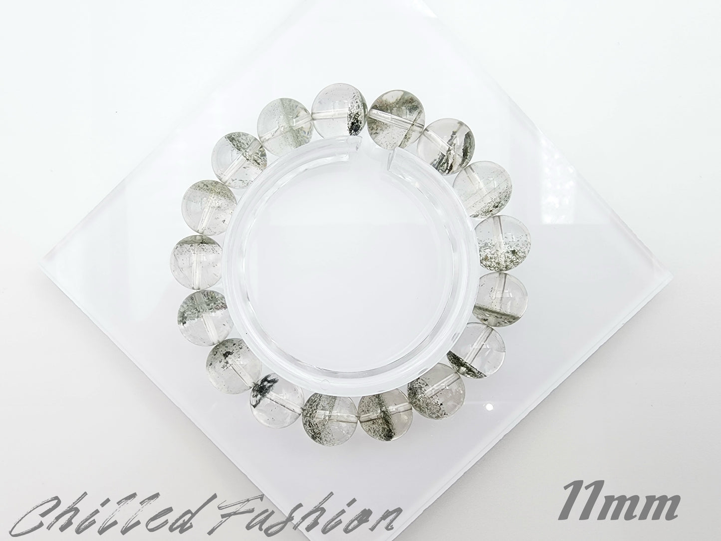 [Bracelet] Green Phantom Quartz Bracelet