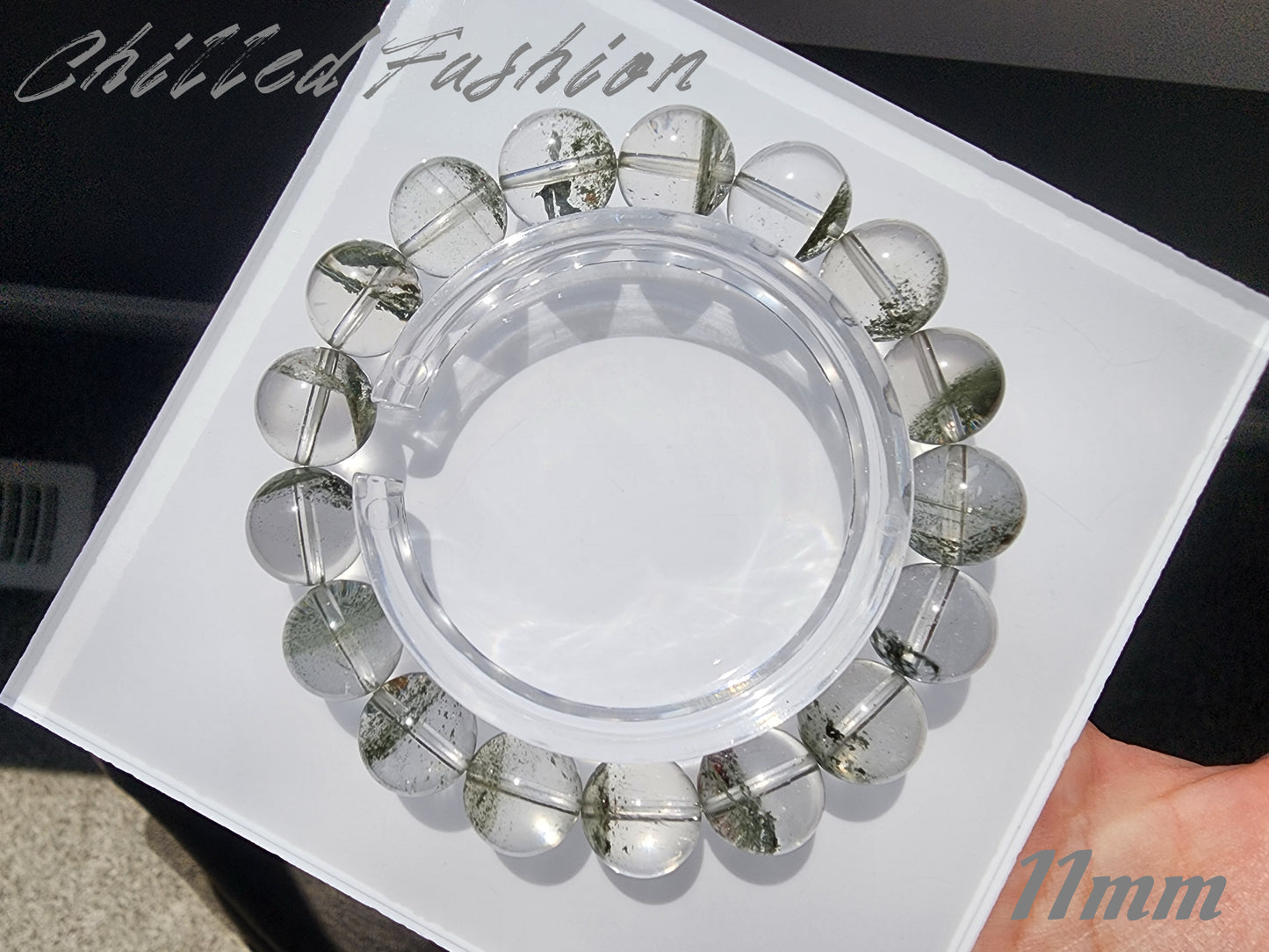 [Bracelet] Green Phantom Quartz Bracelet
