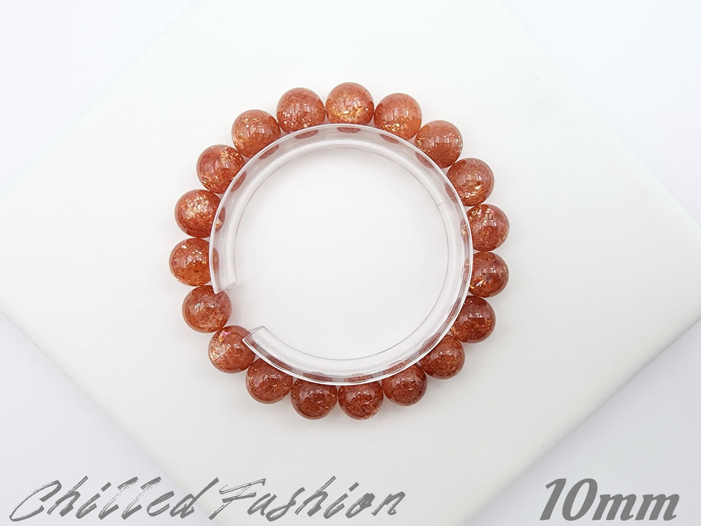 [Bracelet] Golden Sunstone Bracelet