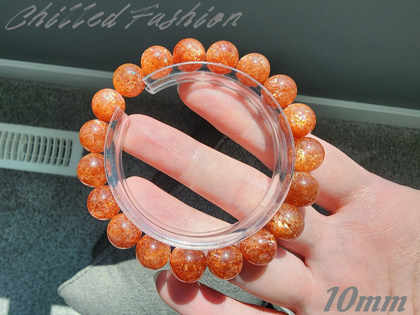 [Bracelet] Golden Sunstone Bracelet