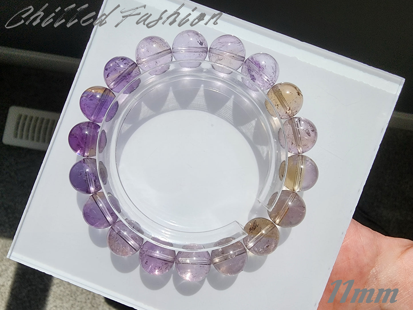 [Bracelet] Bolivian Amethyst Sunset Bracelet