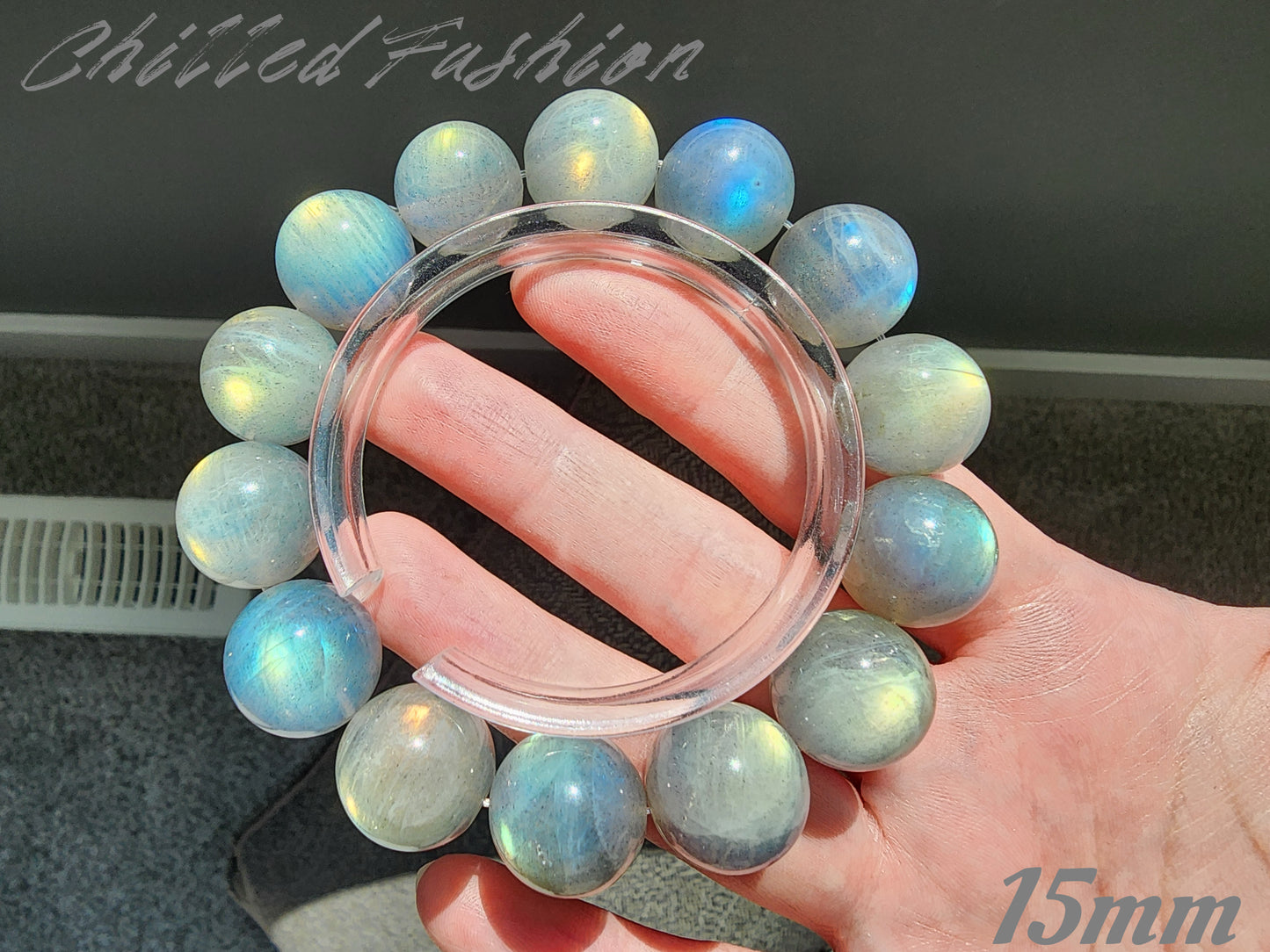 [Bracelet] Natural Labradorite Moonstone Bracelet