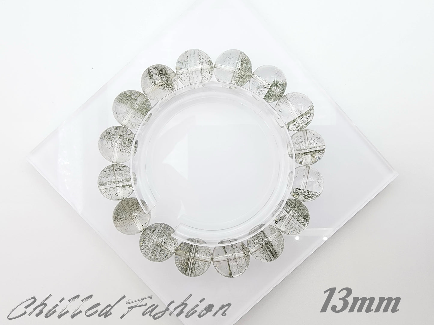 [Bracelet] Green Phantom Quartz Bracelet