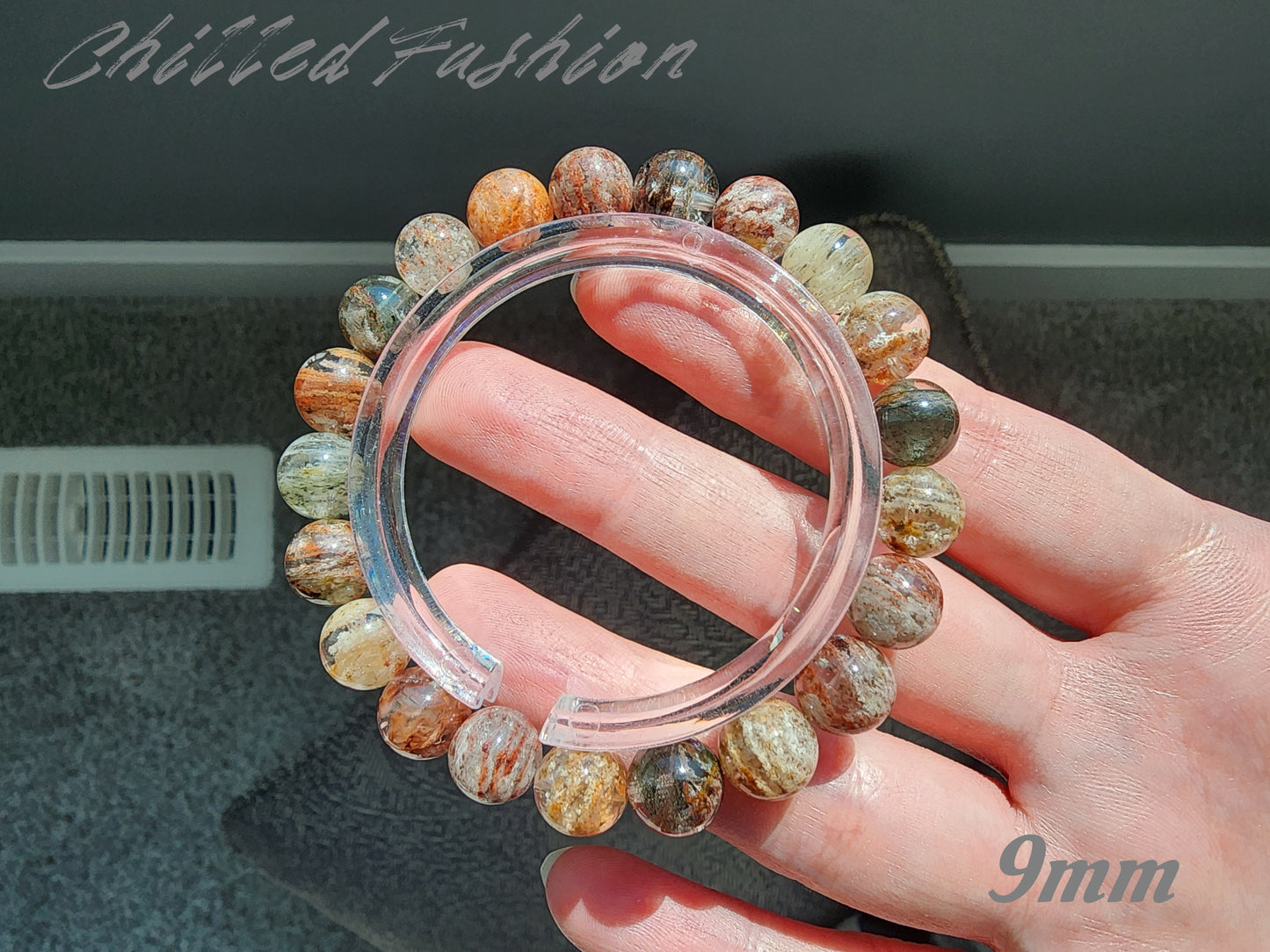 [Bracelet] Multi-Color Layered Phantom Quartz Bracelet