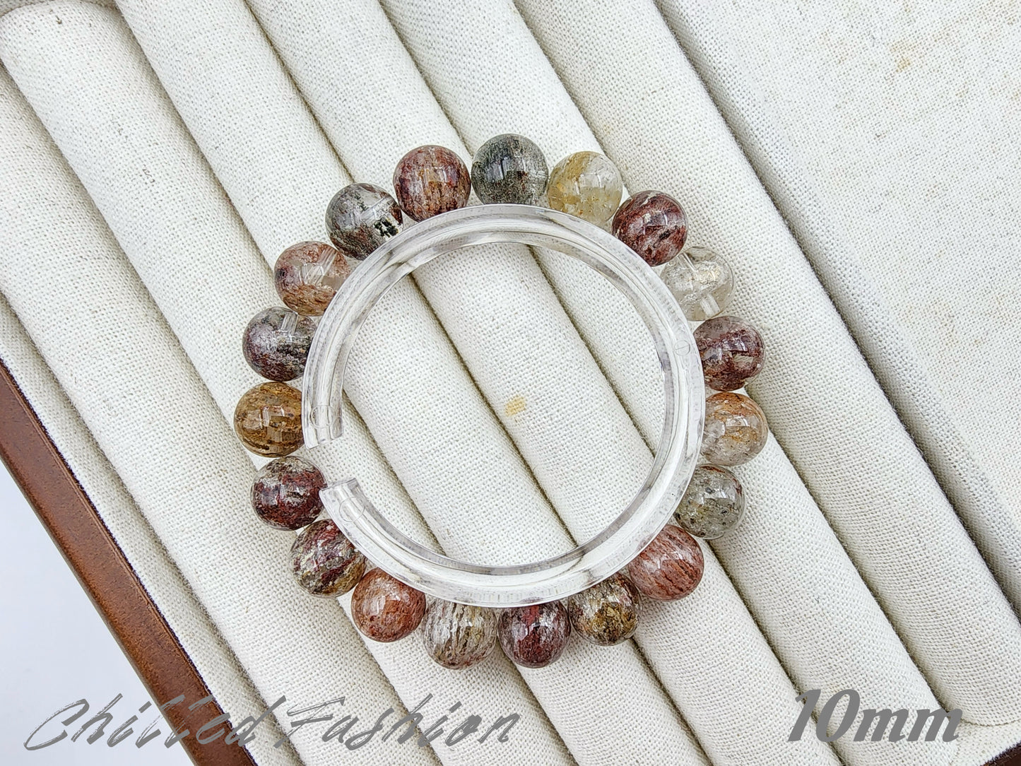 [Bracelet] Multi-Color Layered Phantom Quartz Bracelet