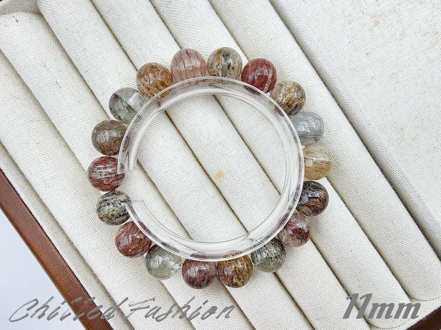 [Bracelet] Multi-Color Layered Phantom Quartz Bracelet