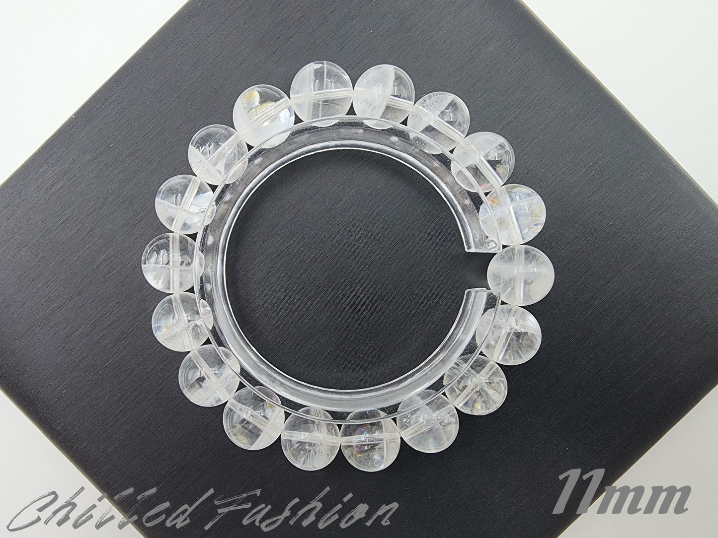 [Bracelet] Natural White Phantom Quartz Bracelet