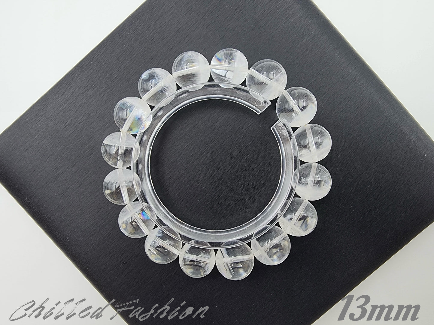 [Bracelet] Natural White Phantom Quartz Bracelet