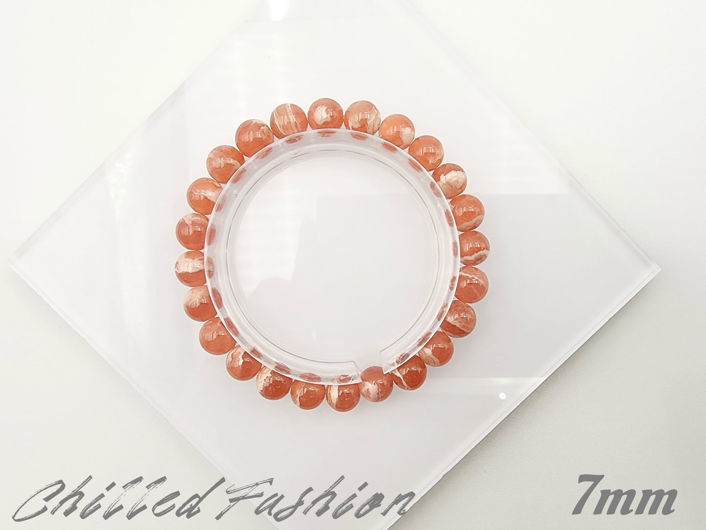 [Bracelet] Pink Rhodochrosite Bracelets