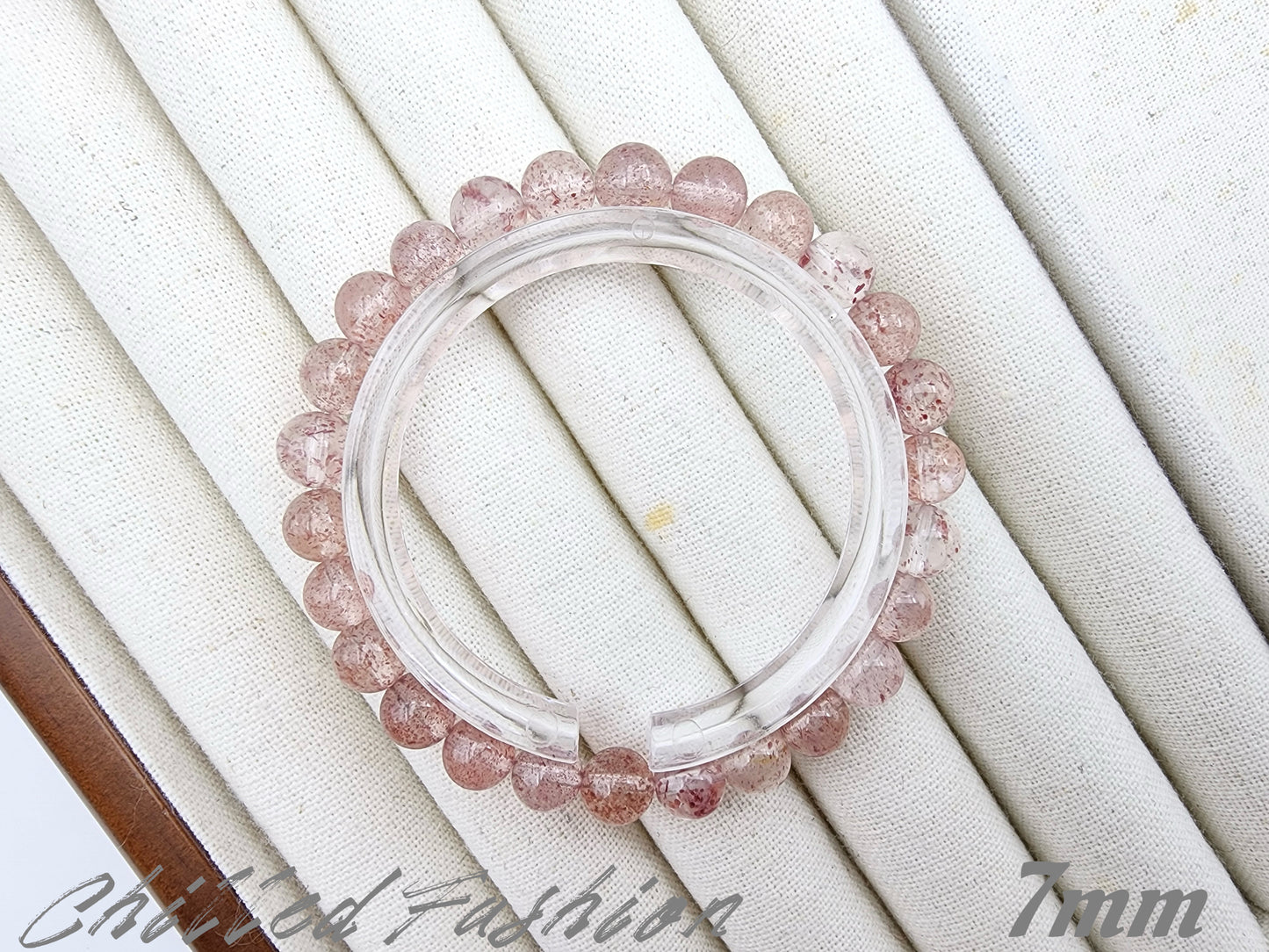 [Bracelet] Natural Strawberry Quartz Bracelet