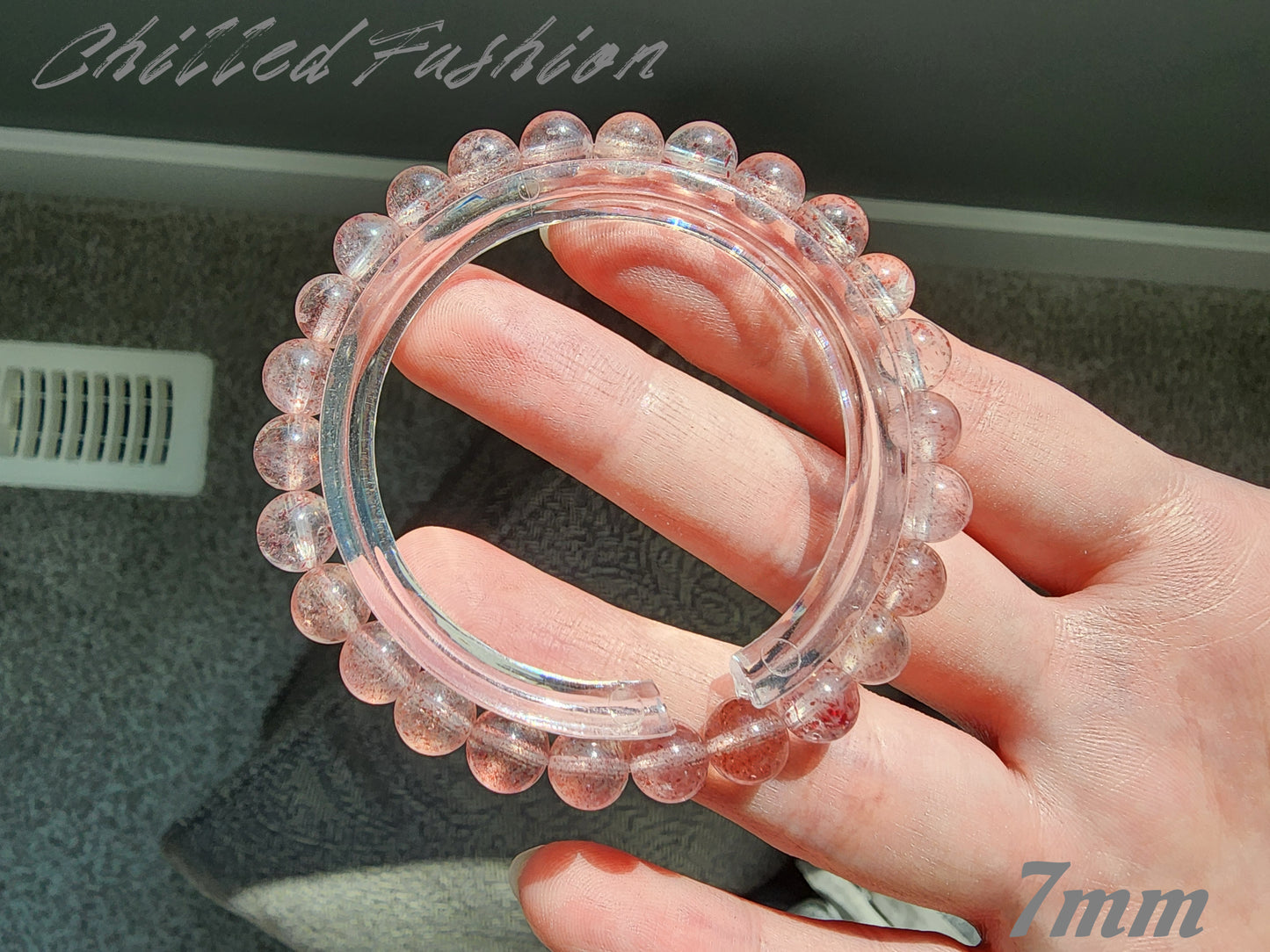 [Bracelet] Natural Strawberry Quartz Bracelet